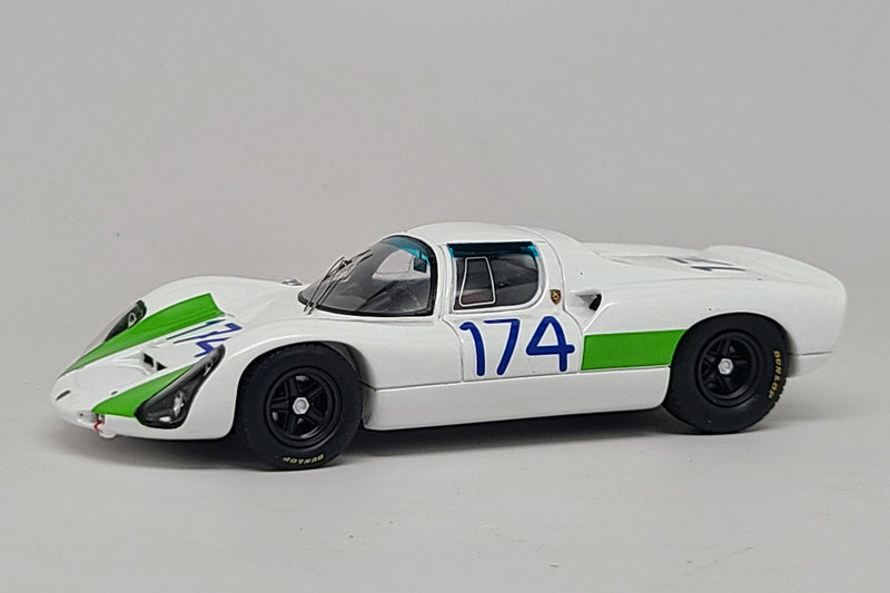 Porsche 910 (1967 Targa Florio #174) | 1:43 Scale Model Car by Spark | Front Quarter