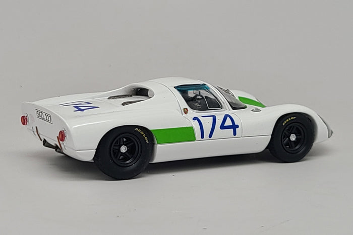 Porsche 910 (1967 Targa Florio #174) | 1:43 Scale Model Car by Spark | Rear Quarter