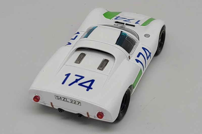 Porsche 910 (1967 Targa Florio #174) | 1:43 Scale Model Car by Spark | Overhead View