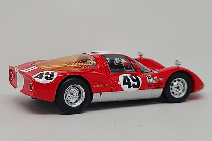 Porsche 906 (6th Place, 1966 Sebring) | 1:43 Scale Model Car by Spark | Rear Quarter
