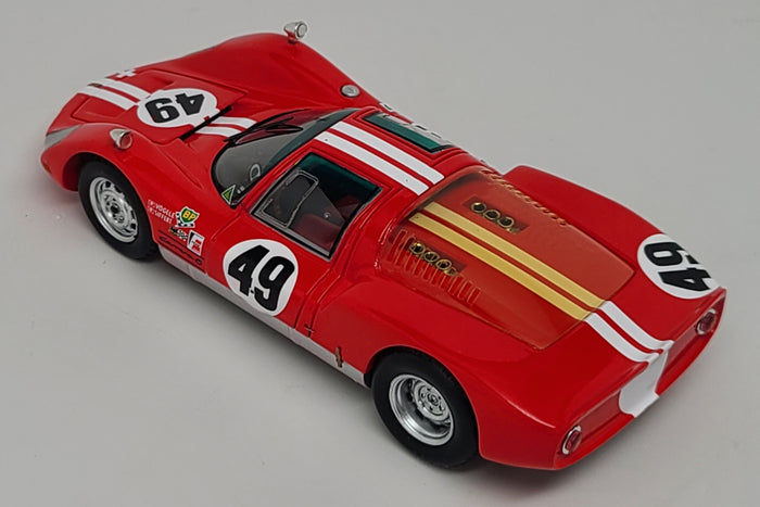 Porsche 906 (6th Place, 1966 Sebring) | 1:43 Scale Model Car by Spark | Overhead View