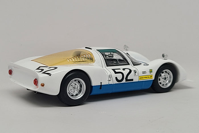 Porsche 906 (4th Place, 1966 Sebring) | 1:43 Scale Model Car by Spark | Rear Quarter