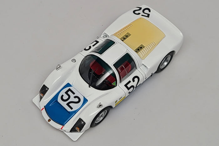 Porsche 906 (4th Place, 1966 Sebring) | 1:43 Scale Model Car by Spark | Overhead View