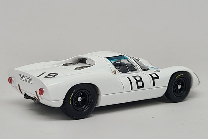Porsche 910 (1967 Nurburgring 1000km) | 1:43 Scale Model Car by Spark | 3rd Place, Rear Quarter