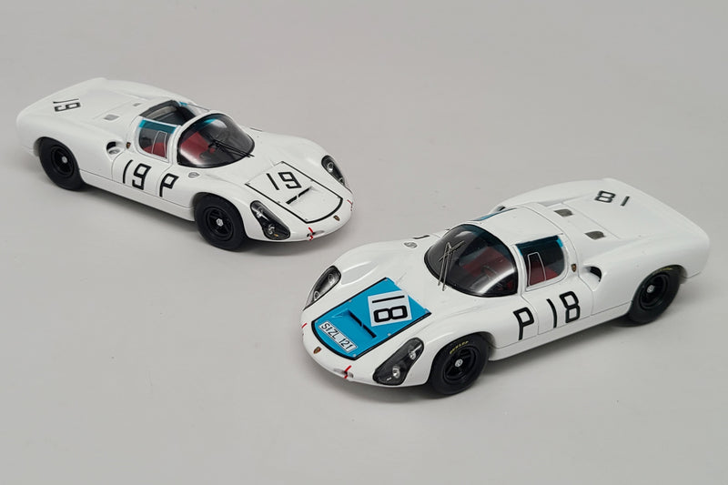 Porsche 910 (1967 Nurburgring 1000km) | 1:43 Scale Model Car by Spark | 2nd & 3rd Place