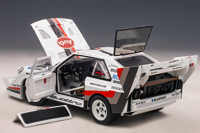 Audi Sport Quattro S1 (1987 Pikes Peak Winner) - 1:18 Scale Model Car by AUTOart