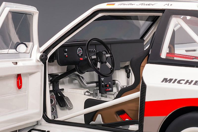 Audi Sport Quattro S1 (1987 Pikes Peak Winner) | 1:18 Scale Model Car by AUTOart | Cockpit Left