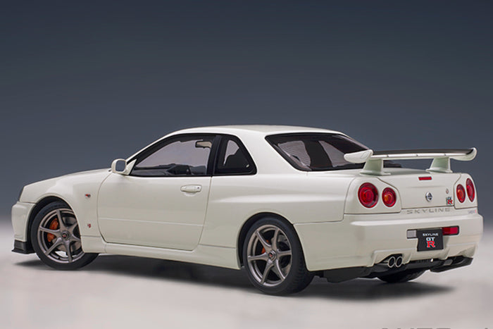 Nissan Skyline GT-R V-Spec II (R34) | 1:18 Scale Model Car by AUTOart | Rear Quarter