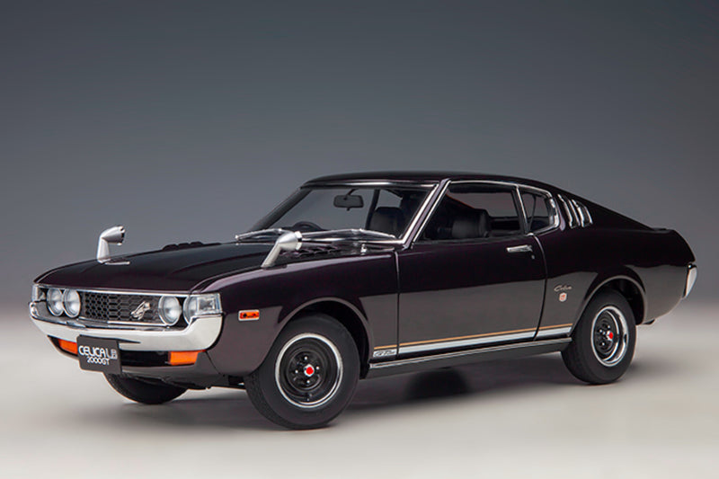 Toyota Celica Liftback 2000GT 1973 (RA25) | 1:18 Scale Model Car by AUTOart | Purple Variant