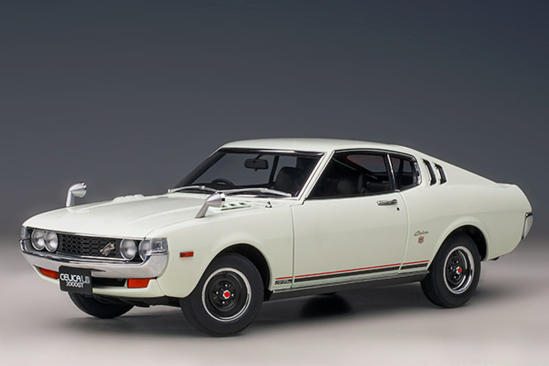 Toyota Celica Liftback 2000GT 1973 (RA25) | 1:18 Scale Model Car by AUTOart | White Variant