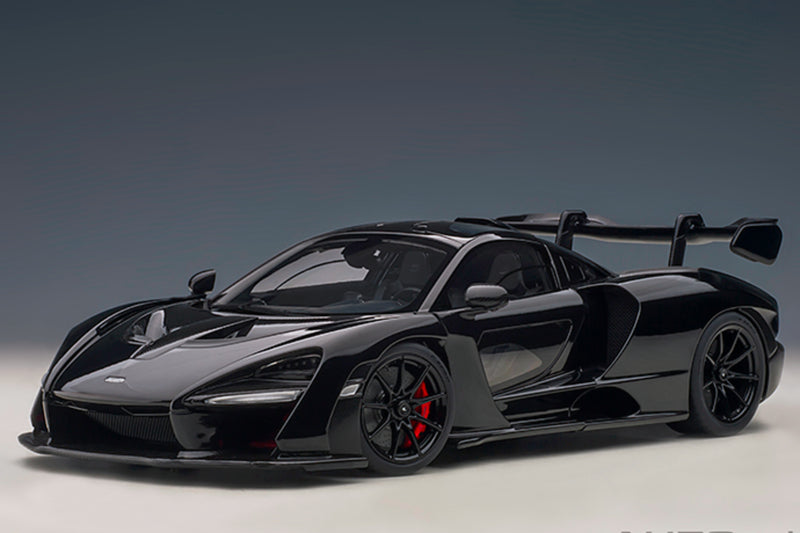 McLaren Senna | 1:18 Scale Model Car by AUTOart | Stealth Cosmos/Black variant