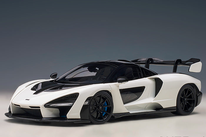 McLaren Senna | 1:18 Scale Model Car by AUTOart | Vision Pure/White variant