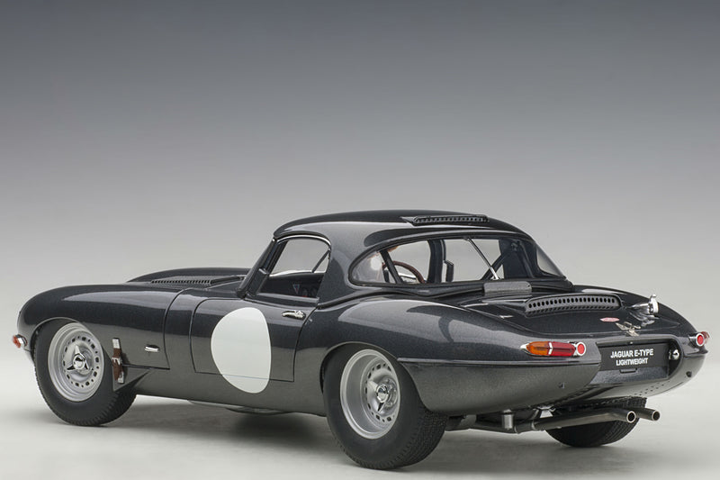 Jaguar E-Type Lightweight | 1:18 Scale Model Car by AUTOart | Rear Quarter