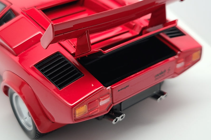 Lamborghini Countach 5000S | 1:18 Scale Diecast Model Car by Kyosho | Trunk