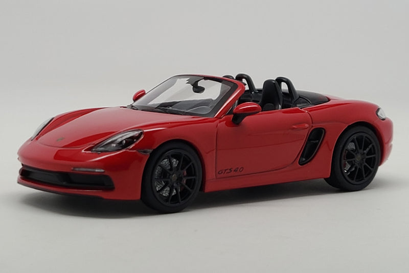Porsche 718 Boxster GTS 4.0 (2020) | 1:43 Scale Diecast Model Car by Minichamps | Front Quarter