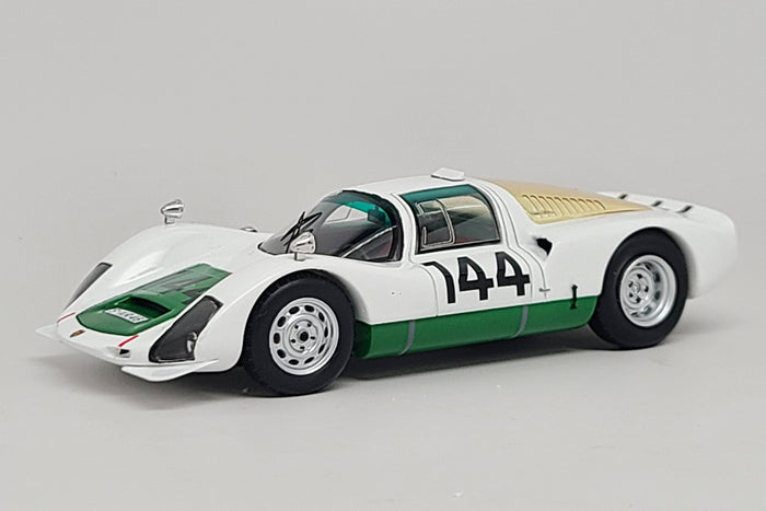 Porsche 906 (1966 Targa Florio #144) | 1:43 Scale Model Car by Spark | Front Quarter