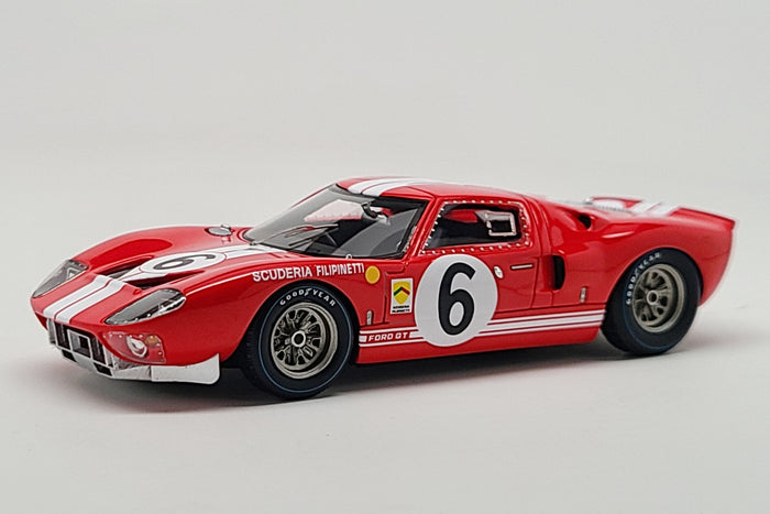 Ford GT40 Mk. I (1965 Le Mans - Scuderia Filipinetti) | 1:43 Scale Model Car by Spark | Front Quarter