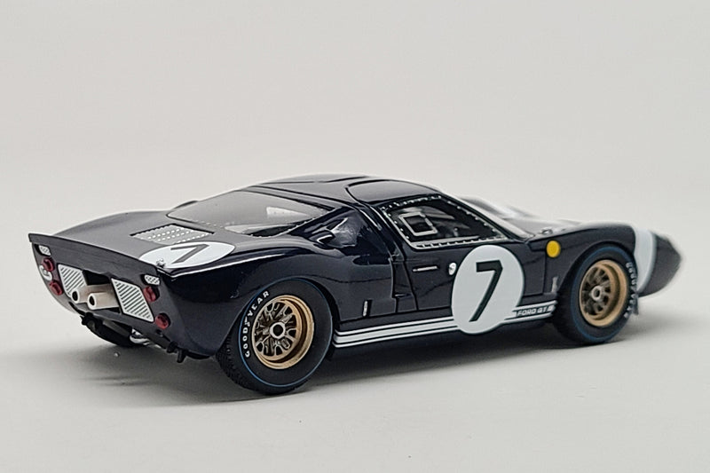 Ford GT40 Mk. I (1965 Le Mans - Rob Walker Racing) | 1:43 Scale Model Car by Spark | Rear Quarter