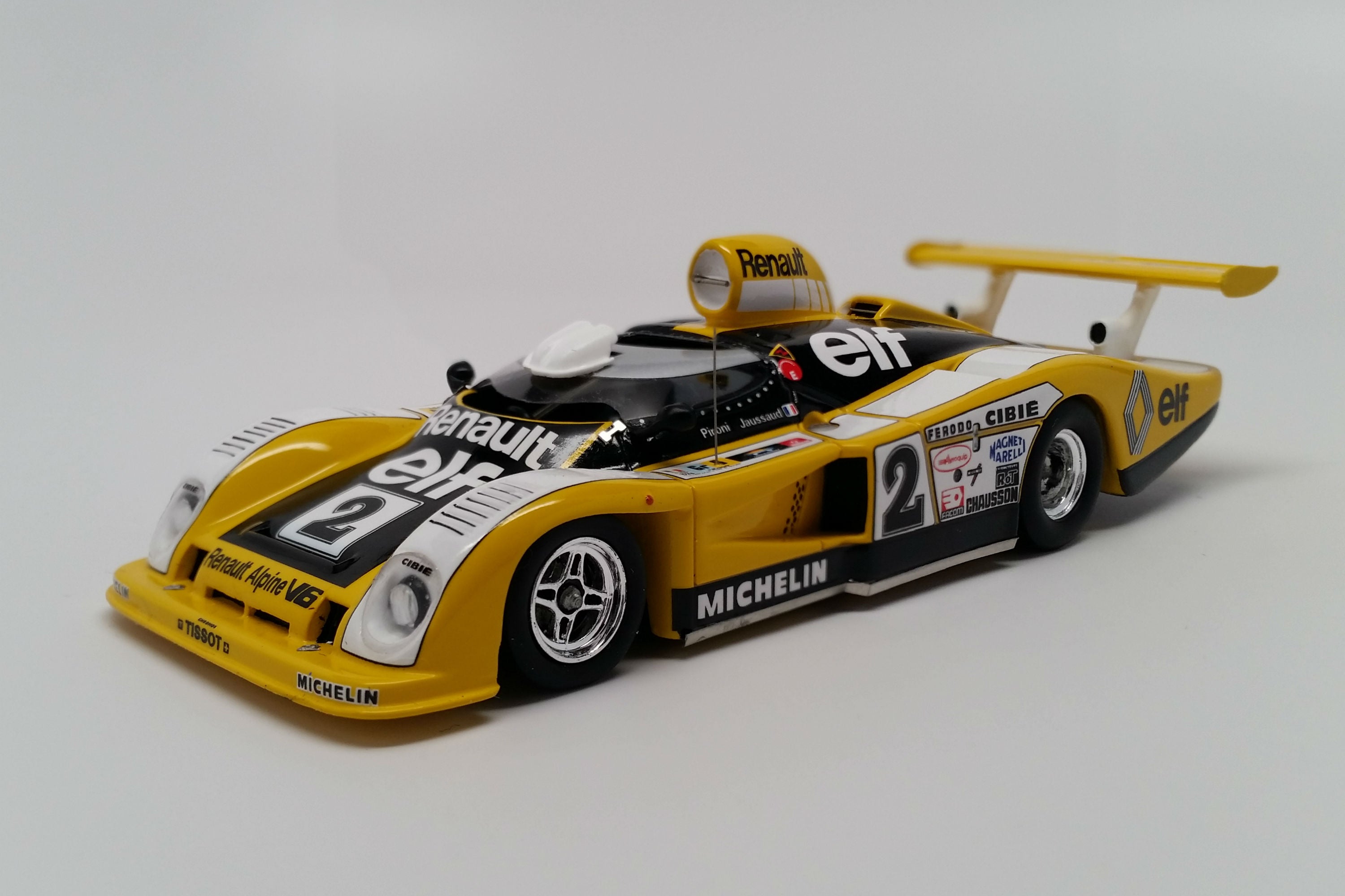 Renault Alpine A442B (1978 Le Mans Winner) | 1:43 Scale Model Car by Spark | Front Quarter